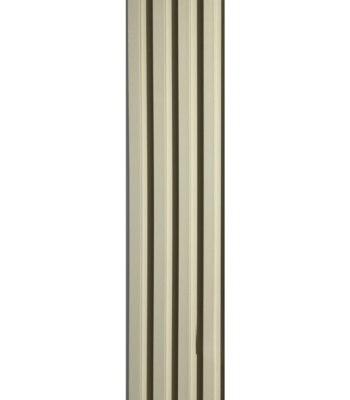 3D letvice za zid prirodna bež boja - dekorativna WPC zidna obloga 2.8x0.16m