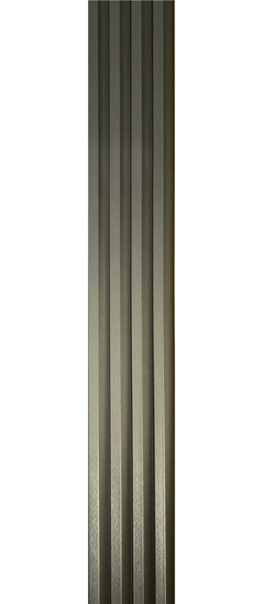 3D Letvice Bronza I3D160019 - Metalni Efekt 2.8x0.16m 3D letvice za zid brončane boje - metalni efekt WPC zidni panel 2.8x0.16m