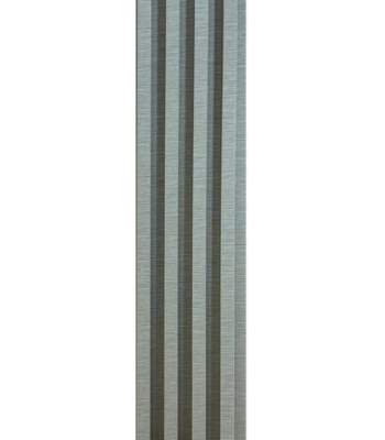 3D letvice za zid vanila krem boje - tekstilni uzorak WPC obloga 2.8x0.16m